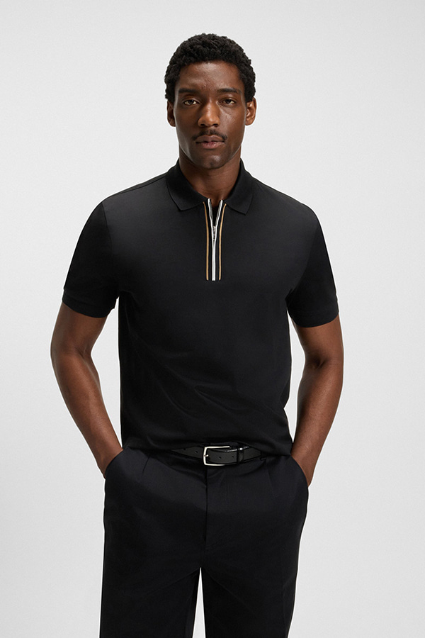 ΜΠΛΟΥΖΑ POLO BOSS - 001 ΜΑΥΡΟ